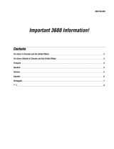 Intermec 3600 Manual de usuario