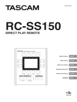 Tascam RC-SS150 El manual del propietario