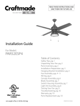 Craftmade PAR52ESP4 Guía de instalación