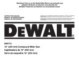 DeWalt DW713-AR Manual de usuario
