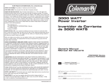 Coleman 3000 WATT Power Inverter Manual de usuario