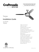 Craftmade TG52 Guía de instalación