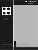 Fulgor Milano F3GK30S1 Installation Instructions Manual