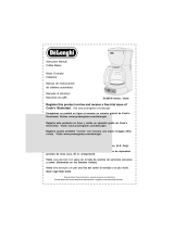 DeLonghi DC59TW Manual de usuario