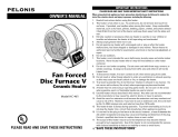 Pelonis HC-461 Disc Furnace V Manual de usuario