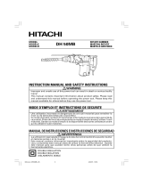 Hitachi DH50MB - 2" SDS Max Rotary Hammer Manual de usuario