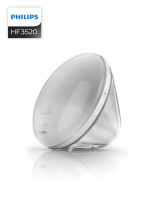Philips HF3520 Wake-up Light Manual de usuario
