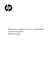 HP V221 21.5-inch LED Backlit Monitor El manual del propietario