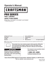 Craftsman PRO Series Manual de usuario