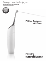 Philips HX8281 Sonicare AirFloss Manual de usuario