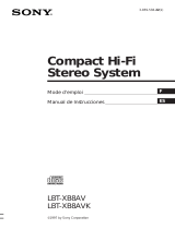 Sony LBT-XB8AVK El manual del propietario