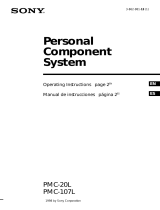 Sony PMC-107L El manual del propietario