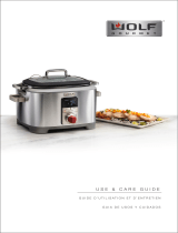 Wolf Gourmet WGSC120S Programmable Multi Function Cooker Manual de usuario