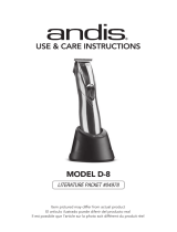 Andis D-8 Guía del usuario
