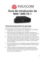 Poly RMX 1000 Guía de inicio rápido