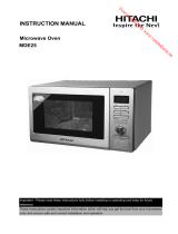 Hitachi MDS023 BLANC El manual del propietario