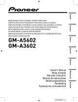 Pioneer GM-A3602 Manual de usuario