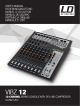 LD Systems VIBZ 12 DC PA Mixer El manual del propietario