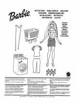 Mattel Wash ’N Wear Barbie Doll  Instrucciones de operación