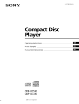 Sony CDP-XE330 Manual de usuario