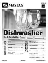 Maytag MDB7601AWQ - 24 Inch Full Console Dishwasher Guía del usuario