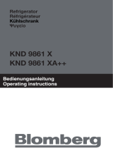 Blomberg KND 9861 X Manual de usuario