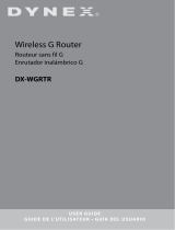 Dynex DX-WGRTR Wireless G Router Manual de usuario