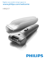 Philips Satinelle Ice Premium HP6517 Manual de usuario