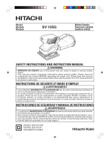 Hitachi SV 12SG Manual de usuario