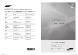 Samsung PS50B451B2WXXC Manual de usuario