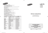 Samsung LE32R86W Manual de usuario