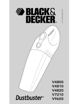 Black & Decker v 4800 dustbuster El manual del propietario