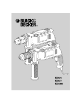 Black and Decker kd 1000 Manual de usuario