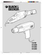 Black & Decker KX1600 Manual de usuario