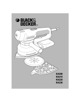 BLACK DECKER KA220E Manual de usuario