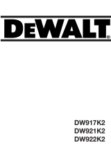 DeWalt DW921K Manual de usuario