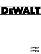 DeWalt DW153 El manual del propietario
