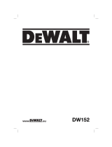 DeWalt DW152 Manual de usuario