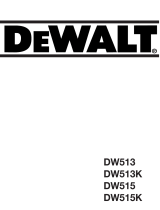 DeWalt DW513K El manual del propietario