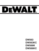 DeWalt dw 566 k El manual del propietario
