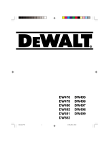 DeWalt dw 498 El manual del propietario