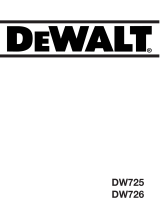 DeWalt DW725 T 3 El manual del propietario
