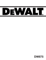 DeWalt DW875 T 1 El manual del propietario