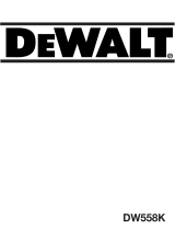DeWalt DW558 El manual del propietario