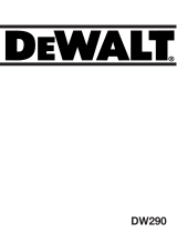 DeWalt dw 290 El manual del propietario
