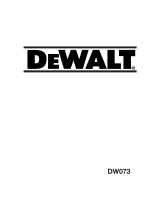 DeWalt DW073 Manual de usuario