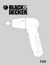 Black & Decker F20 El manual del propietario