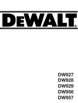 DeWalt dw 957 k2 El manual del propietario