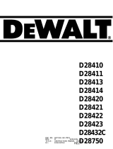 DeWalt D28413 Manual de usuario