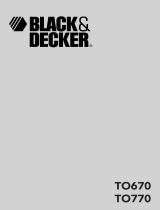 Black & Decker TO770 Manual de usuario